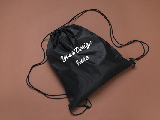 Drawstring Canvas Backpack