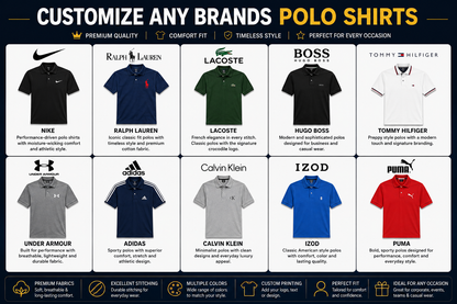 Customize any Brands Polo shirt
