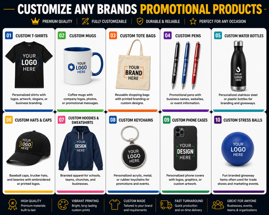 Customize any Products & Brands