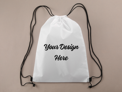 Drawstring Canvas Backpack