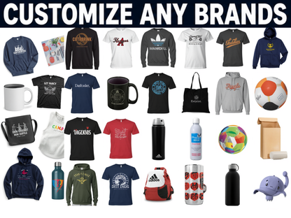 Customize any Products & Brands