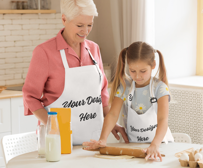 Youth Aprons Full Length Apron with 2 Patch Pockets - Laviva Sports