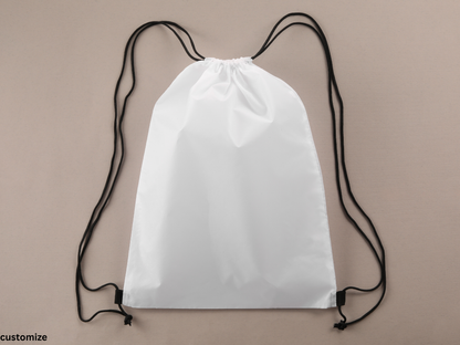 Drawstring Canvas Backpack